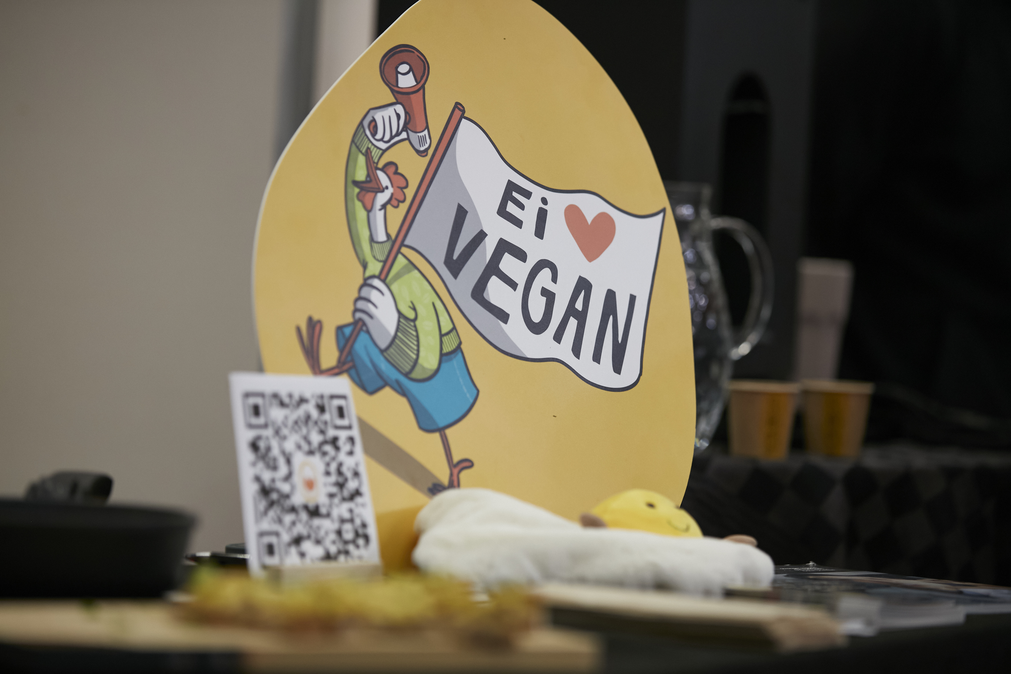 Bild von Rolf Otzipka zum Stand eines veganen Ei auf der Internorga 2023